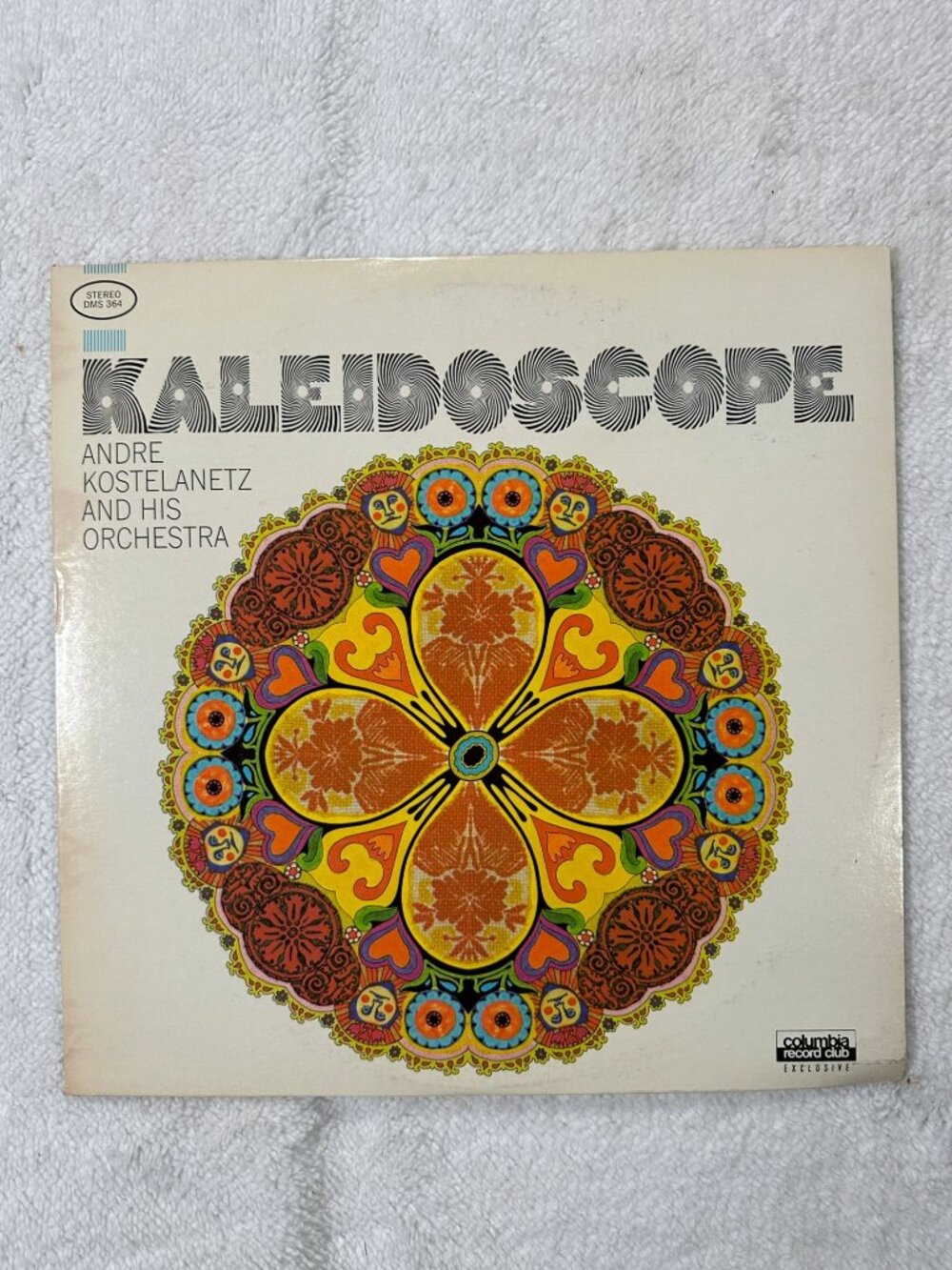 Andre Kostelanetz Kaleidoscope LP Stereo 33 RPM Columbia Record Club DMS 364